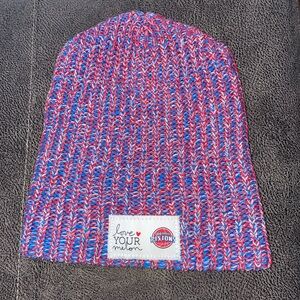 Detroit Pistons Love Your Melon Beanie💙❤️